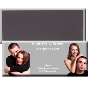 Faire part magnet mariage rigide