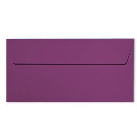 20 enveloppes 11x22cm cassis