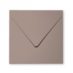 20 enveloppes 14x14cm gris acier