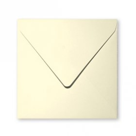 20 enveloppes 14x14cm ivoire