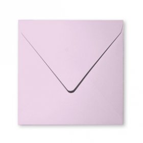 20 enveloppes 14x14cm lilas