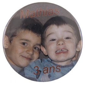 badge magntique mariage diamtre 32mm