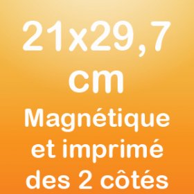 Beide Seiten Magnet 21x29,7mm