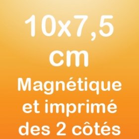 both sides magnet 3,93x2,75in
