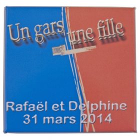 faire part magnet carr rigide