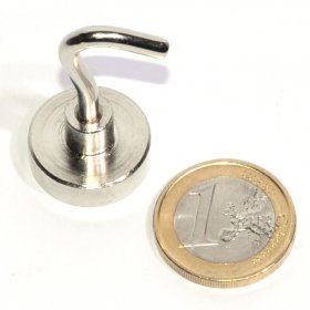 Hook neodymium magnet  0,79in