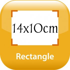 Kalendermagnete, spitze Ecken 14x10mm