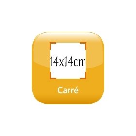 magnet ardoise effaable  sec 14x14cm (feutre vendu sparment)