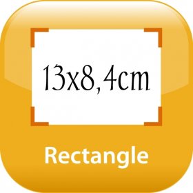 magnet frigo 13x8,4cm angles droits