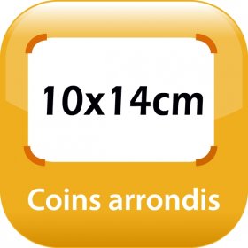 magnet frigo 14x10cm coins arrondis