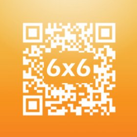 magnet QR code 6x6cm