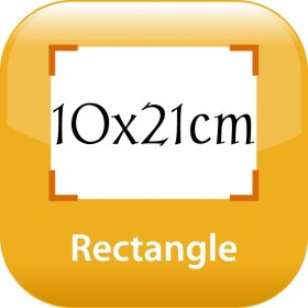 magnet thermomtre 10x21cm angles droits