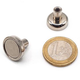 magnet with screw socket 0.63in