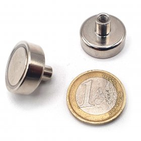 magnet with screw socket  0,79in