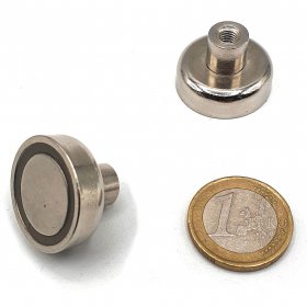 magnet with screw socket  0,98in