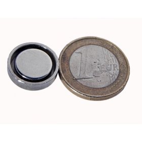 Magneti neodimi con base in acciaio 16X4.5mm