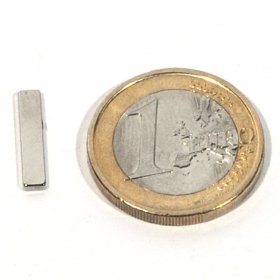 Neodymium magnetic blocks 0,6X0,12X0,4in