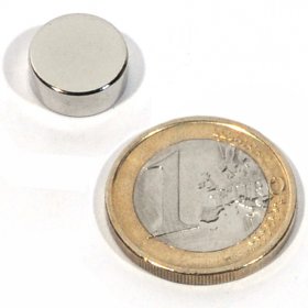 Neodymium magnetic discs 0,47X0,20in