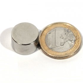 Neodymium magnetic discs 0,6 x 0,4in