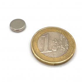 Neodymium magnetic discs 9 x 2mm