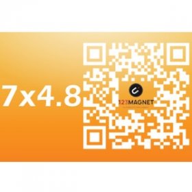 QR-Code-Magnet  7x4.8cm