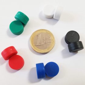 set of 10 waterproof magnets assorted 12.7mm