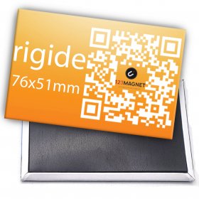Starrer QR-Code-Magnet 7,6x5,1 cm
