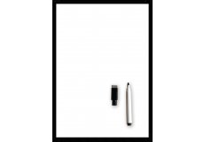 (2) (2) Magnet for dry erase slate  8,27X11,69in (felt marker pen sold separately)