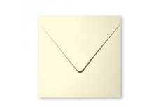 20 enveloppes 14x14cm ivoire