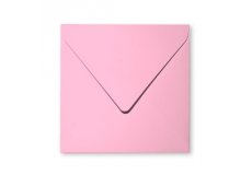 20 enveloppes 14x14cm rose