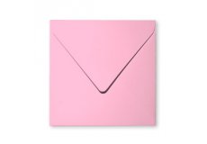 20 enveloppes 14x14cm rose