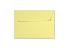 20 enveloppes 9x14cm jaune canari