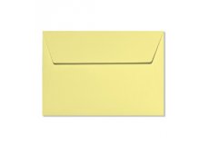 20 enveloppes 9x14cm jaune canari