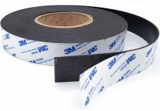 Adhesive magnetic tape 1,18in x 0,08in x 10,94Yds