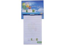 Advertising magnet notepad paper with pencil (request a quotation)