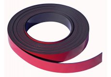 Banda magntica rojo 10mm x 1mm x 5 metro