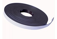 bande magntique pvc blanc isotropic 20mm x 2mm x 50 mtres