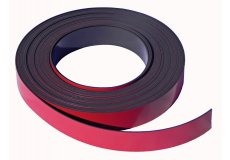 Bande magntique rouge 10mm x 1mm x 5 mtres