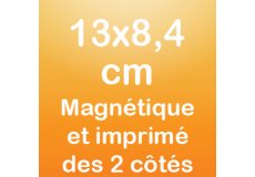 Beide Seiten Magnet 13x8,4cm