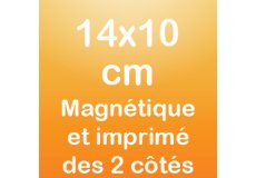 Beide Seiten Magnet 14x10cm