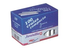 Box of 100 white chalk