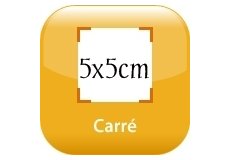 faire part magnet mariage 5x5cm coins arrondis