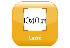 faire part magnet naissance 10x10cm coins arrondis