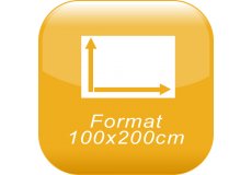 format 100x200cm
