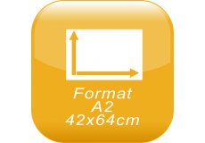 format A2 42x64cm