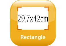 Kalendermagnete, spitze Ecken 29,7x42mm