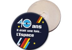 Magnet badge diamtre 15,8cm paisseur 3mm