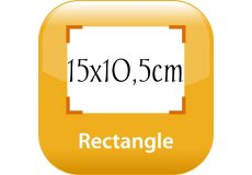Magnet for dry erase slate  5,91X4,13in (felt marker pen sold separately)