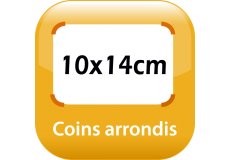 magnet frigo 14x10cm coins arrondis