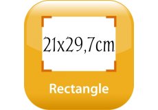 magnet frigo 21x29,7cm angles droits